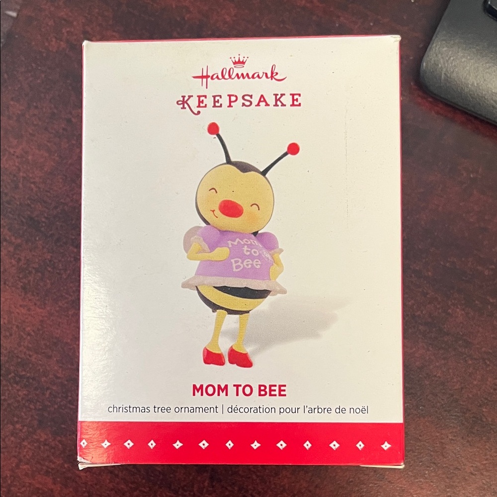 Hallmark Keepsake Bee Ornament in Purple and Yellow